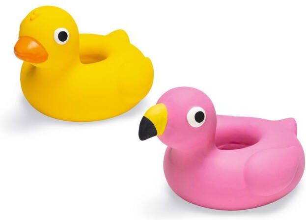 Beeztees flamingo bad eend Hondenspeelgoed Geel 14x12x10 cm