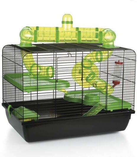 Beeztees Galaxy Knaagdierenkooi 58x38x43 cm Zwart Klein