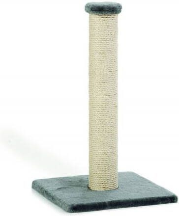 Beeztees Krabpaal gina met voetafdruk grijs 34x34x60
