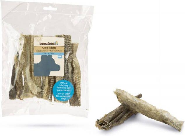Beeztees Kabeljauwhuid Hondensnack 50 gram