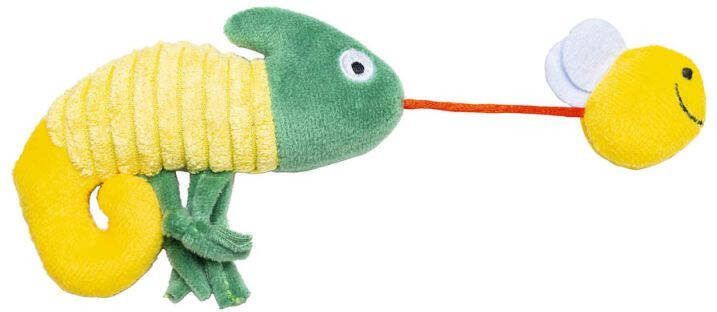 Beeztees Kameleon Jungle Kattenspeeltje Geel