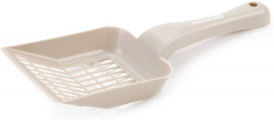 Beeztees Kunststof kattenbakschep grof beige