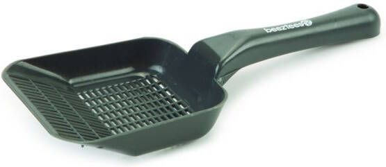 Beeztees Kunststof kattenbakschep fijn antraciet