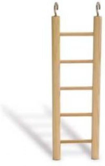 Beeztees Houten vogelladder 24 cm met 5 treden