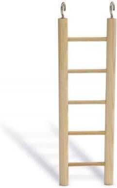 Beeztees Ladder 8 treden Vogelspeeltje Bruin 36cm 1