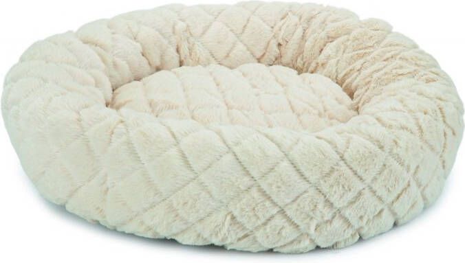 Beeztees katten ligmand Levisa (43x43x13) beige pluche