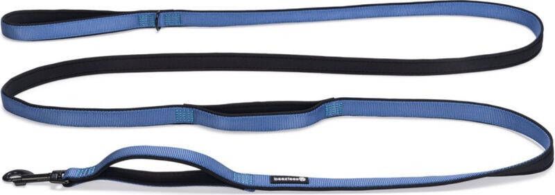 Beeztees Looplijn Parinca Hondenriem Blauw Nylon Large 3m