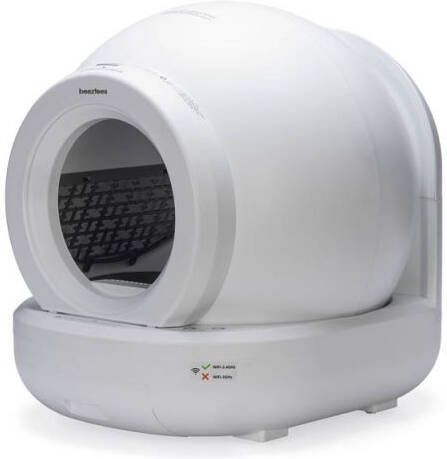 Beeztees Moeza Automatische kattenbak 57x56x63 cm Wit