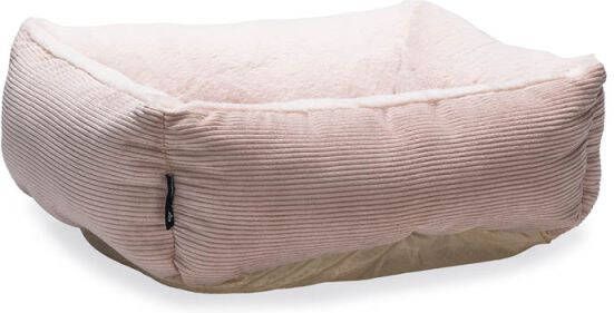 Beeztees Moza Ligbed Pluche Roze