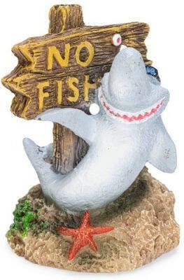 Beeztees No Fishing Haai Ornament 7x6x8 5 cm