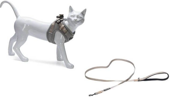 Beeztees Parinca Kattentuigje Grijs Nylon 42-31 cm