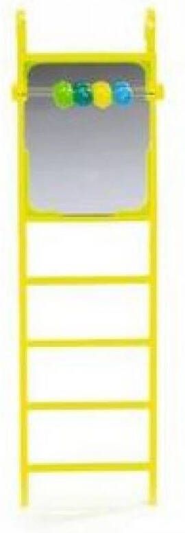 Beeztees Parkieten ladder met spiegel en telraam