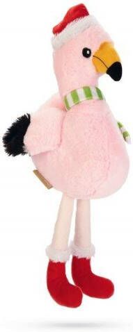 Beeztees Pluche Kerst Flamingo Knuffels Roze 42x16x9cm