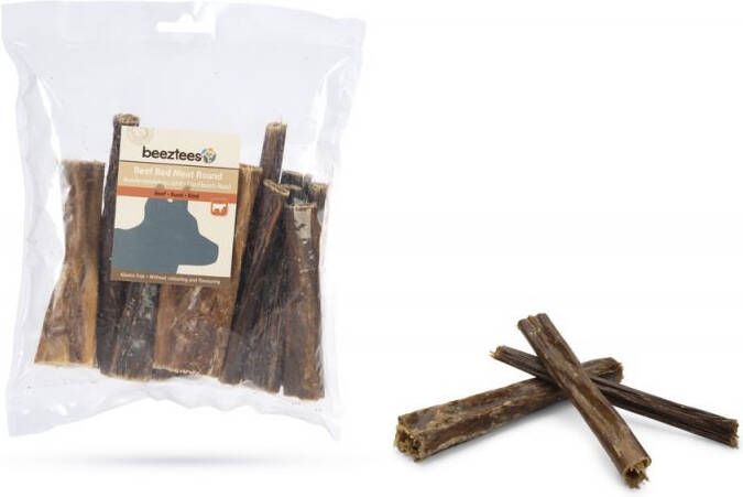 Beeztees Runderroodvlees Hondensnack Rund 200 gram