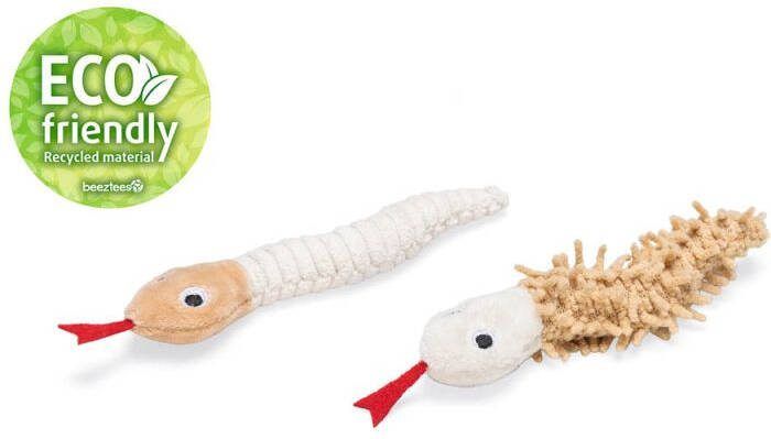 Beeztees Slang Boa Kattenspeeltje Bruin Beige