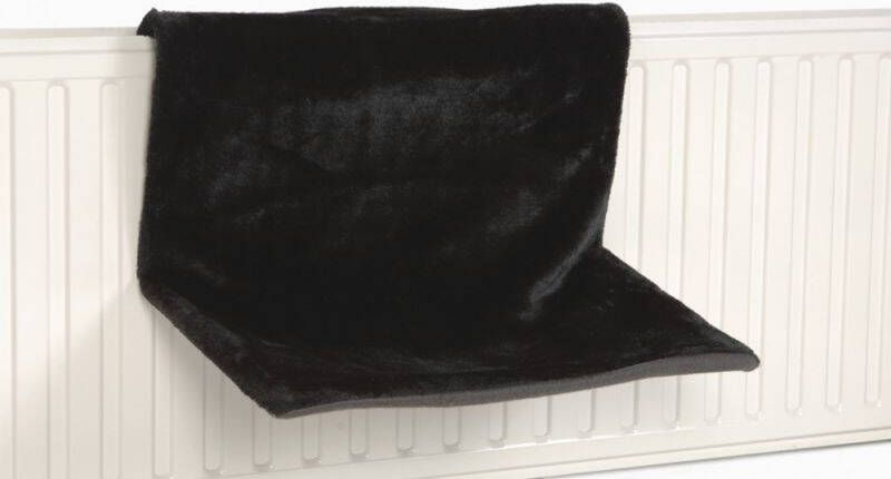 Beeztees Kattenhangmat Stof Zwart 46x31x24 cm