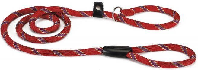 Beeztees Sliplijn Hondenriem Rood Nylon 170 CM X 13 MM
