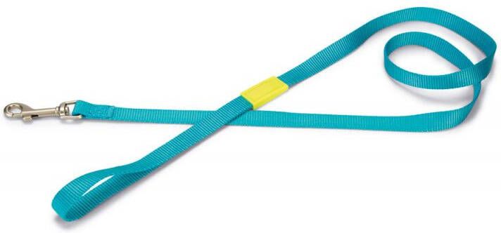 Beeztees Uni Hondenriem Licht blauw Nylon 120 CM X 15 MM