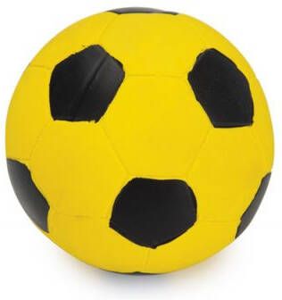 Beeztees Voetbal Hondenspeeltje Zwart Geel ø 8 cm