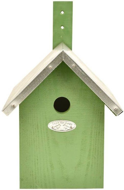 Best for birds Nestkast Pimpelmees Groen 13 5x15x23 cm ∅27 mm