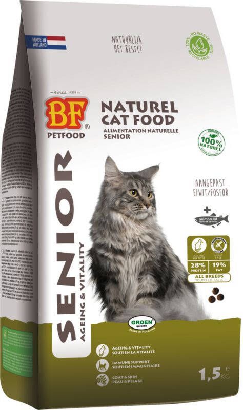 Biofood Senior Ageing & Vitality Kattenvoer Gevogelte Vis 1 5 kg