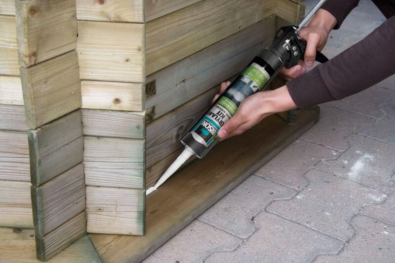 Bison Acrylaatkit Regenvast Wit 300ml