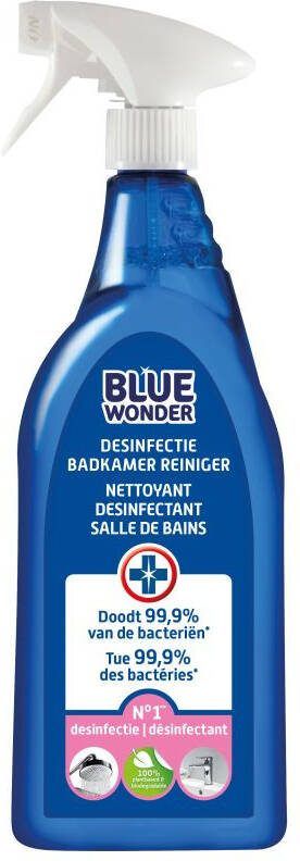Coppens Blue Wonder desinfectie badkamer reiniger 0.75L