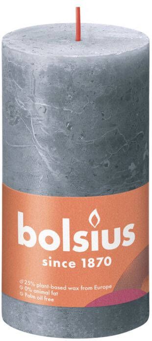 Bolsius Rustieke kaars Blauw