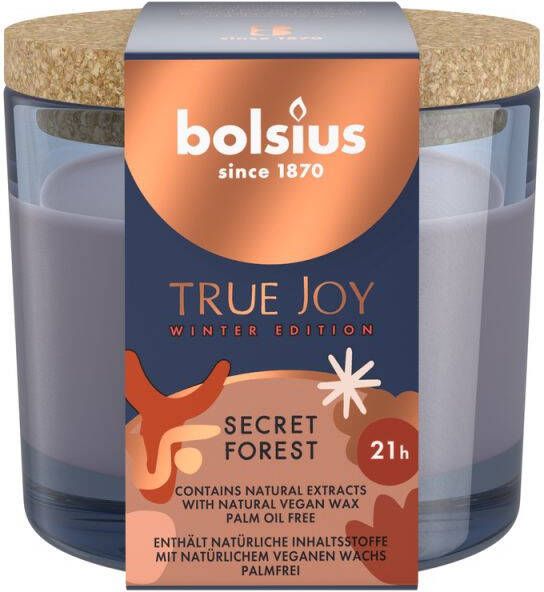 Bolsius True Joy Winter Edition Secret Forest Geurglas