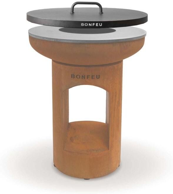BonFeu BonBiza Deksel Ø80 cm Deksel voor Vuurschaal Gemaakt van Zwart Staal - Foto 5
