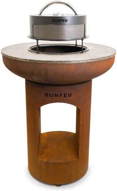 BonFeu Pizzaoven voor BonBiza en BonPlacha Houtgestookte Steenoven voor Authentieke Pizza's Brood en Meer 42x42x15cm - Foto 4
