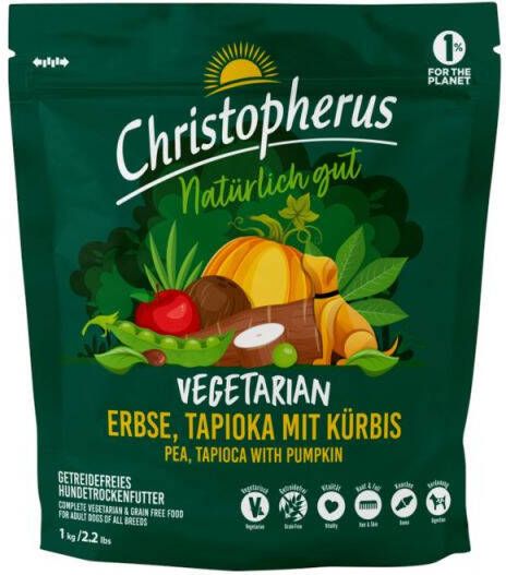 Christopherus Vegetarian Hondenvoer Groente 1 kg