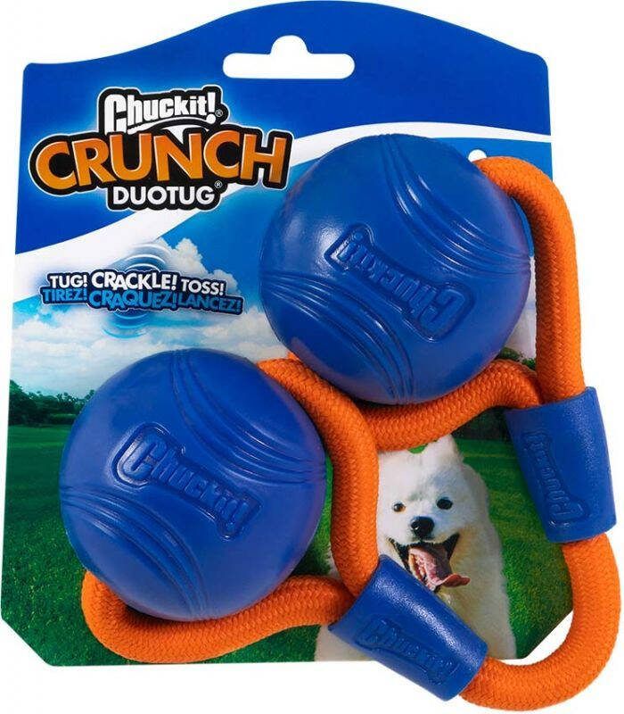 Chuckit Breathe Right Fetch ball Hondenspeelgoed Blauw Oranje Medium 30 cm