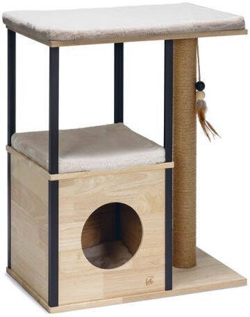 DbL Designed by Lotte Nala Krabpaal Hout Bruin 65x40x82 cm