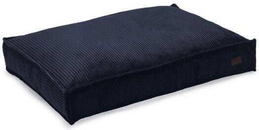 DbL Designed by Lotte Ribbed Hondenkussen Antraciet 100x70x15cm Middel