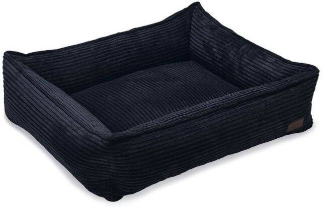 DbL Designed by Lotte Ribbed Hondenmand Antraciet 80x70x22cm Middel