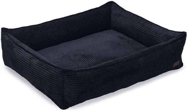DbL Designed by Lotte Ribbed Hondenmand Antraciet 95x80x23cm Groot