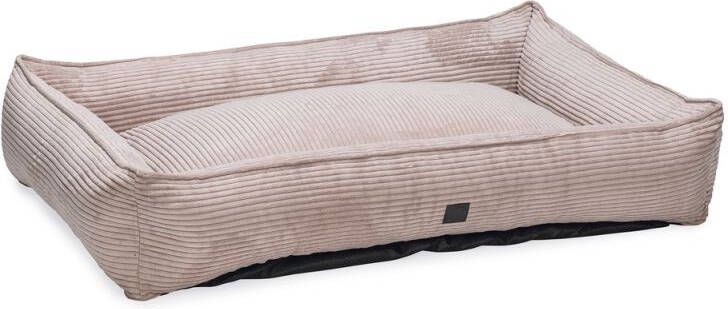 DbL Designed by Lotte Ribbed Hondenmand Roze 120x80x23cm Extra groot