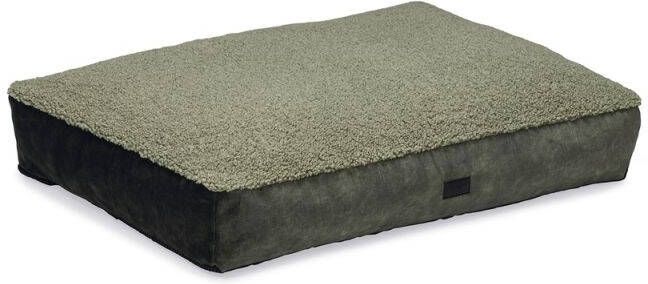 DbL Designed by Lotte  Yndis Hondenkussen Bouclé Groen 100x70x15 cm Groot