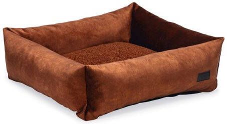 DbL Designed by Lotte  Yndis Hondenmand Bouclé Terracotta 65x60x20 cm Klein