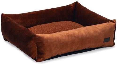 DbL Designed by Lotte  Yndis Hondenmand Bouclé Terracotta 80x70x22 cm Middel