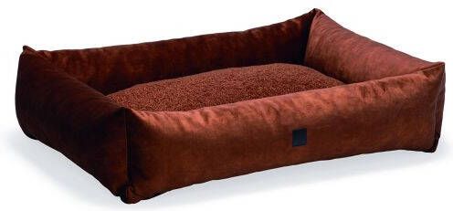 DbL Designed by Lotte  Yndis Hondenmand Bouclé Terracotta 95x80x25 cm Groot