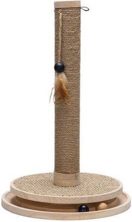 DbL Designed by Lotte Zavi Krabpaal Hout Bruin 39 5x39 5x62 cm