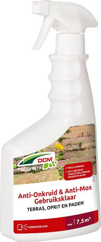 DCM Terras Oprit & Paden Gebruiksklaar Anti-Onkruid & Anti-Mos 750 ml