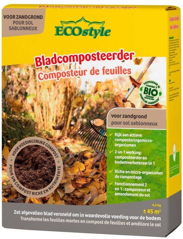 ECOstyle Bladcomposteerder Zandgrond Bodemverbeteraar 45 m² 4 5 kg