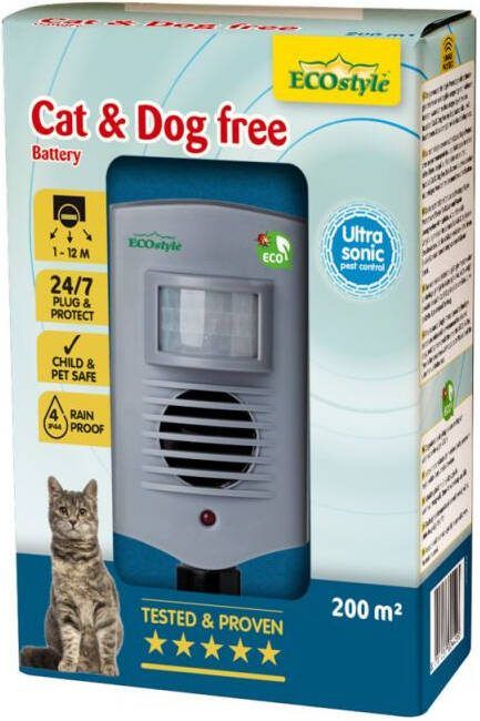 ECOstyle Cat & Dog free 200 m² Tegen honden en katten 200 m² doos 1 stuk