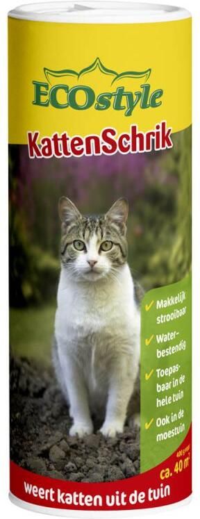 EcoStyle Kattenverjager Kattenschrik Natuurlijke Geurkorrels Waterbestendig 400g