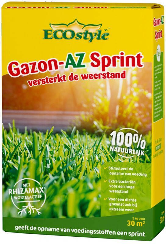 ECOstyle Gazon-AZ Sprint Gazonmest 30 m² 2 kg