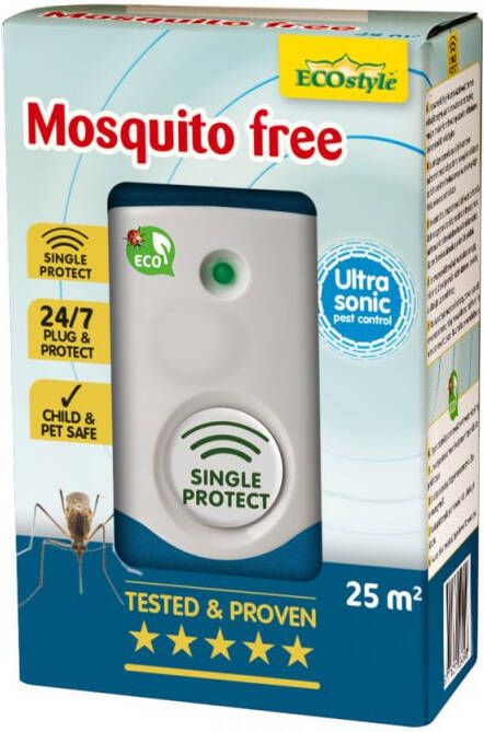 ECOstyle Mosquito free 25 m² Tegen muggen doos 1 stuk