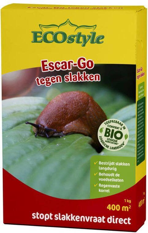 ECOstyle Slakkenkorrels Escar-Go Tegen slakken Korrels 1 kg